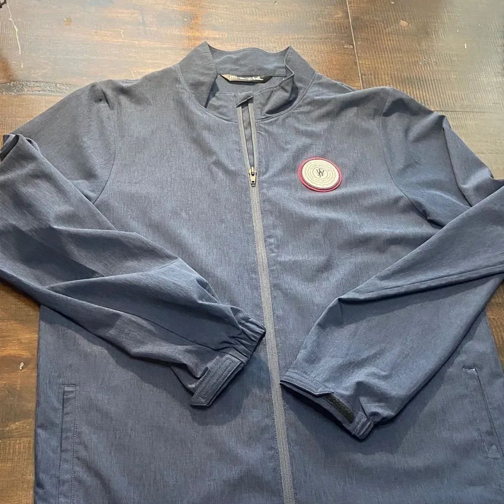 Men's Travis Mathew Fort Worth Club Navy Blue Jacket size Medium